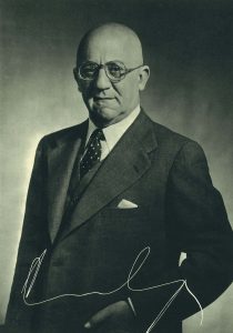 Epifanio Ridruejo Botija (1899-1986), que ejerció como consejero delegado durante la presidencia de Garnica Echevarría